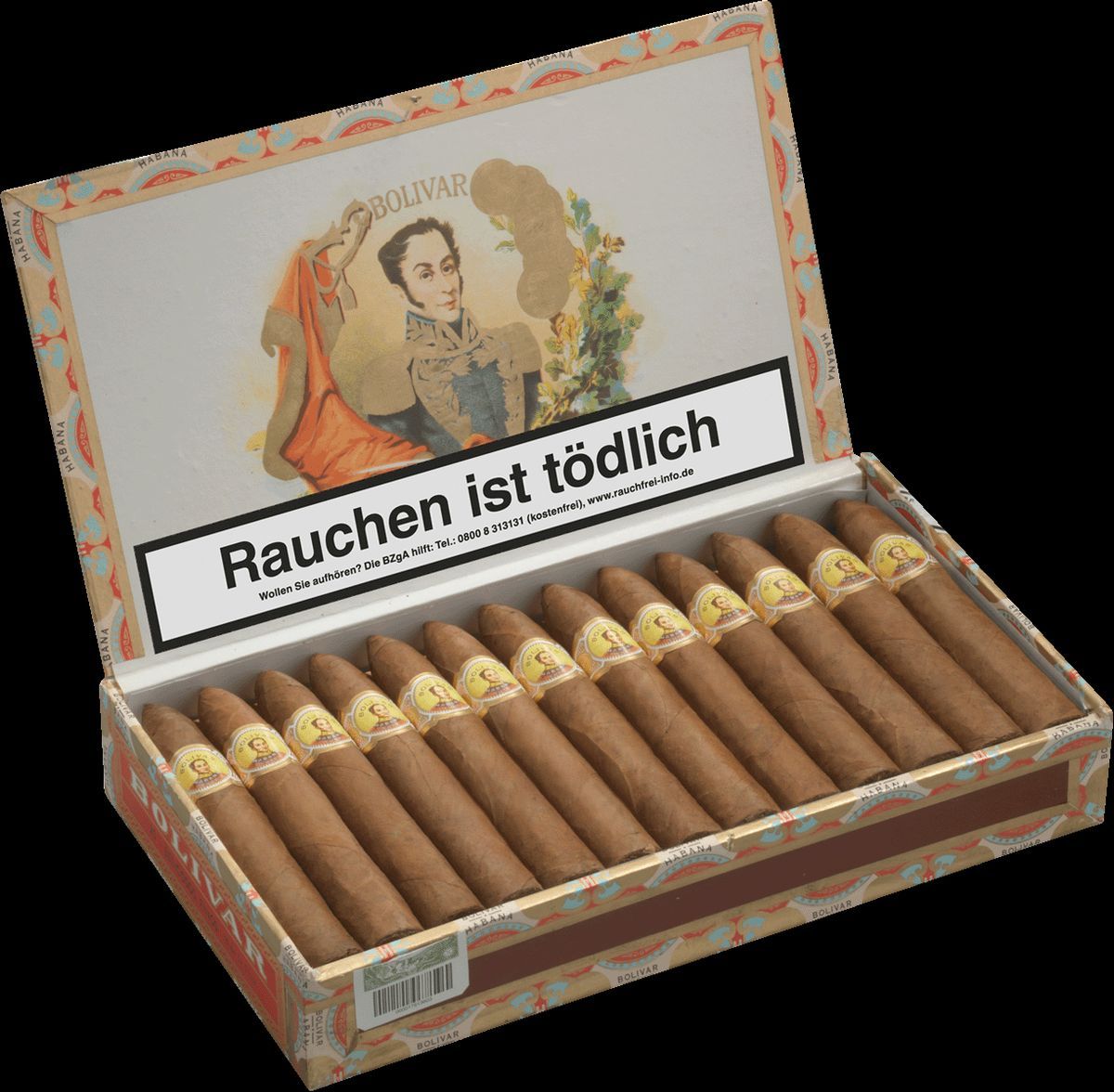 Bolivar Belicosos Finos Puro Tubos 25’li Puro Ahşap Kutu