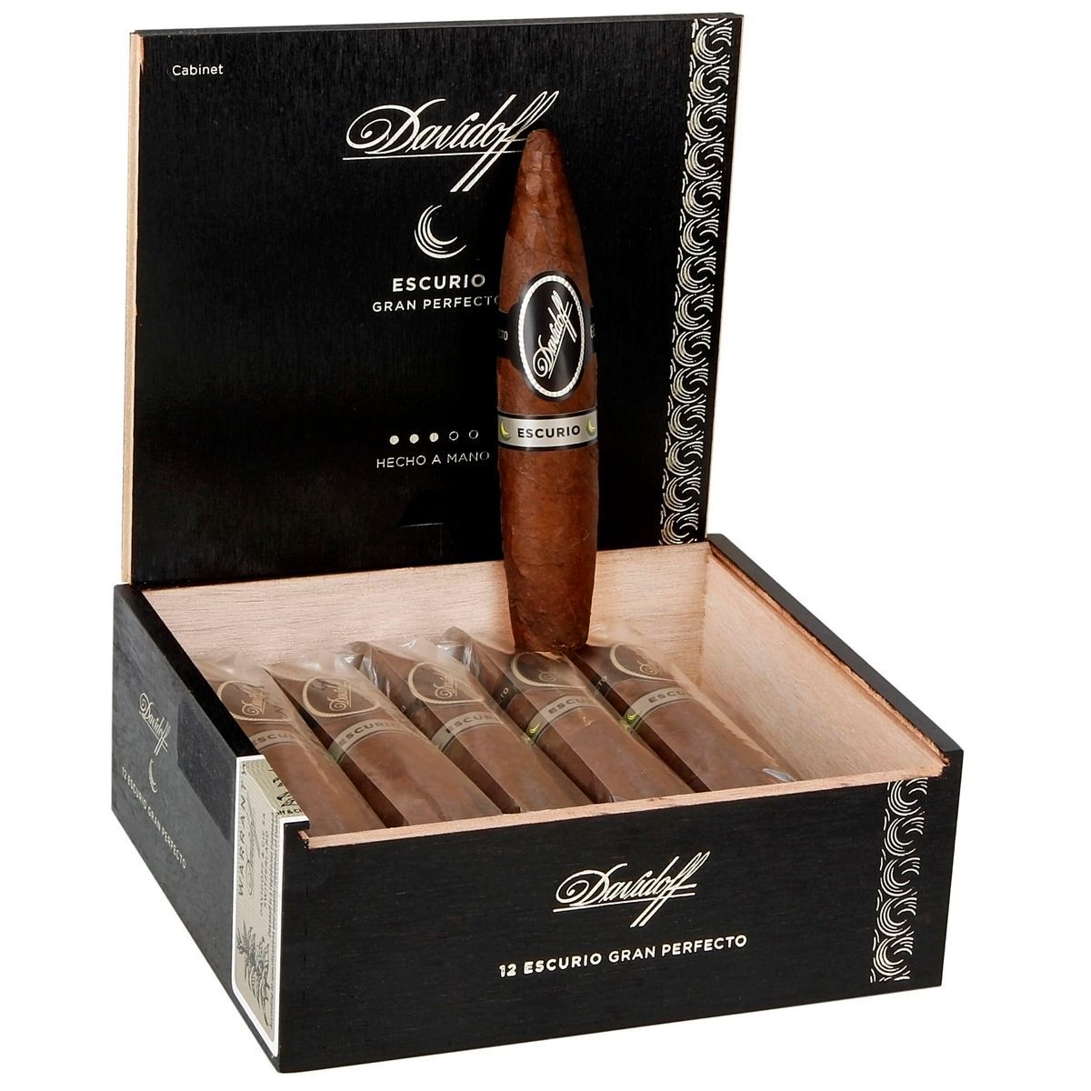 Davidoff Escurio Gran Perfecto – 12’li Puro Siyah Premium Ahşap Kutu