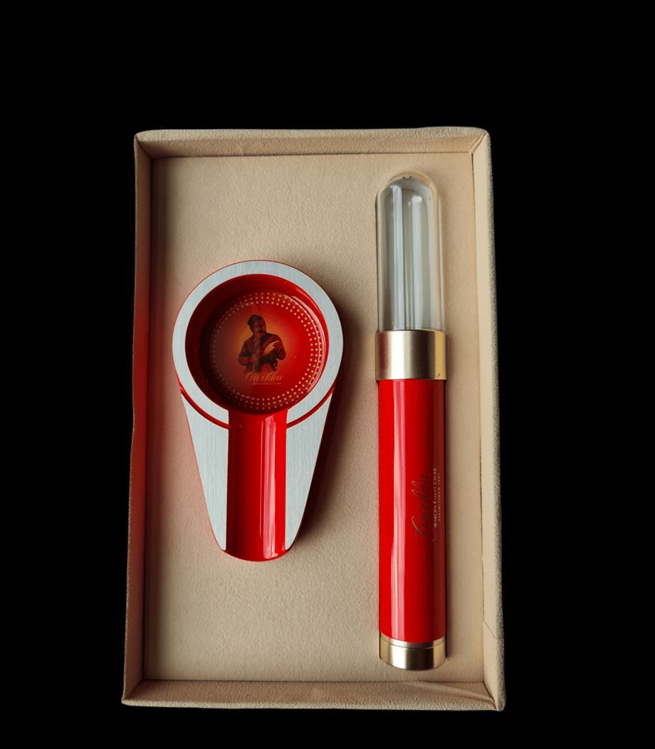 Gurkha Tüp Humidor ve Küllük Set