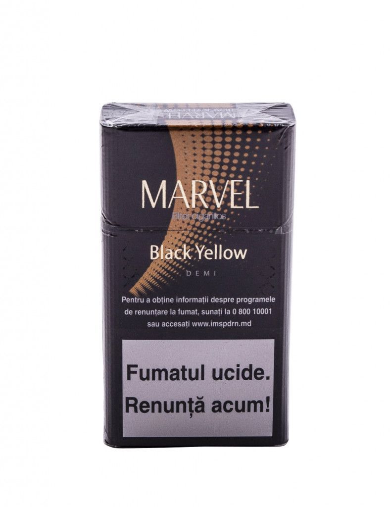 Marvel Black Yellow – Sweet Vanilla – Vanilya Aromalı Sigara