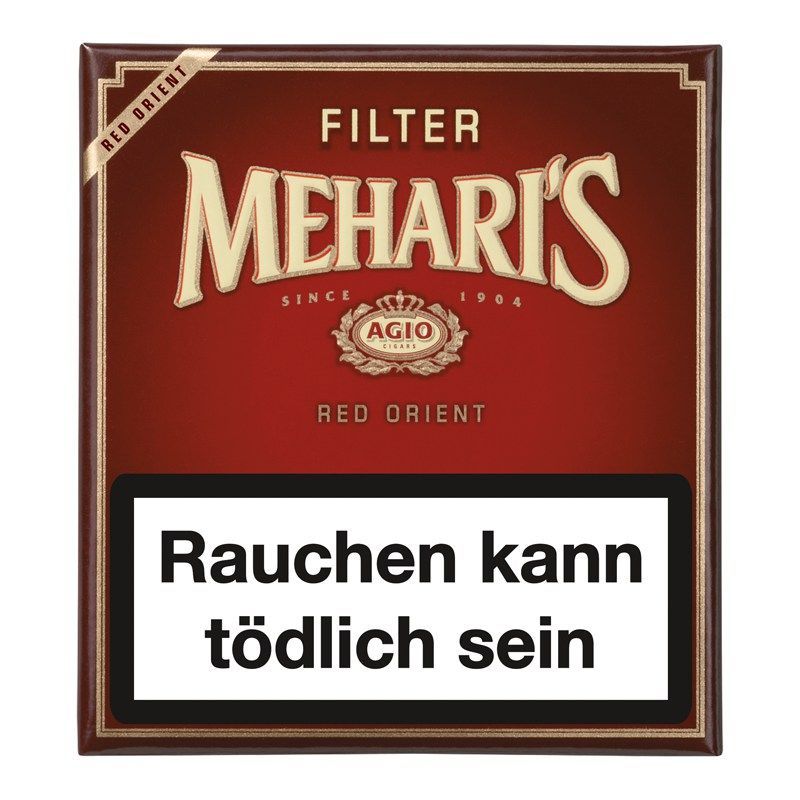 Mehari’s Red Orient Filter Sigarillo – 20’s